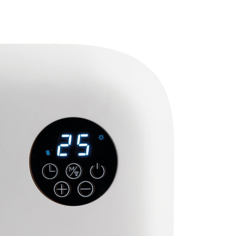 image 1 of TCP Smart Downflow Ceramic Wall Mounted Heater 2000W, Ideal For Bathrooms and Small Rooms