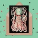 image 3 of Granulated Cuttle Octopus Art Blank Just to Say Card