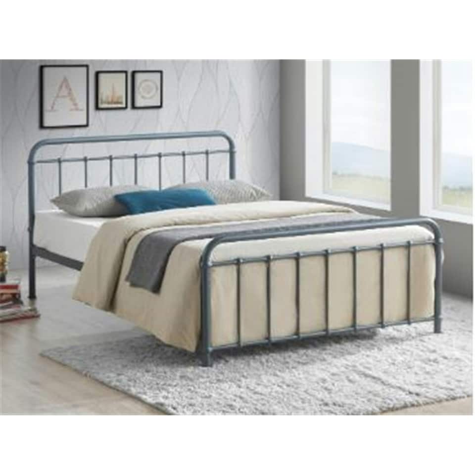 Classic Ivory Metal Bed Frame - Double 4ft6"
