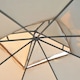image 8 of Outsunny 3 x 3(m) Garden Gazebo Double Top Gazebo Canopy w/ Mesh Cream White