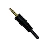image 2 of 3m 3.5mm Jack to Jack Stereo Extension Audio Aux Gold Cable Lead | Black