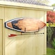 image 9 of HOMCOM Kayak Canoe Heavy Duty Wall Mounted Storage Holder Rack Heavy Duty Storing Hangers Red