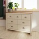 image 2 of Lisbon Chest of 7 Drawers Cream & Oak