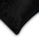 image 3 of Plain Velvet 45cm x 45cm Black Cushion Set of 4 | Black | 45cm x 45cm x 10cm | 4