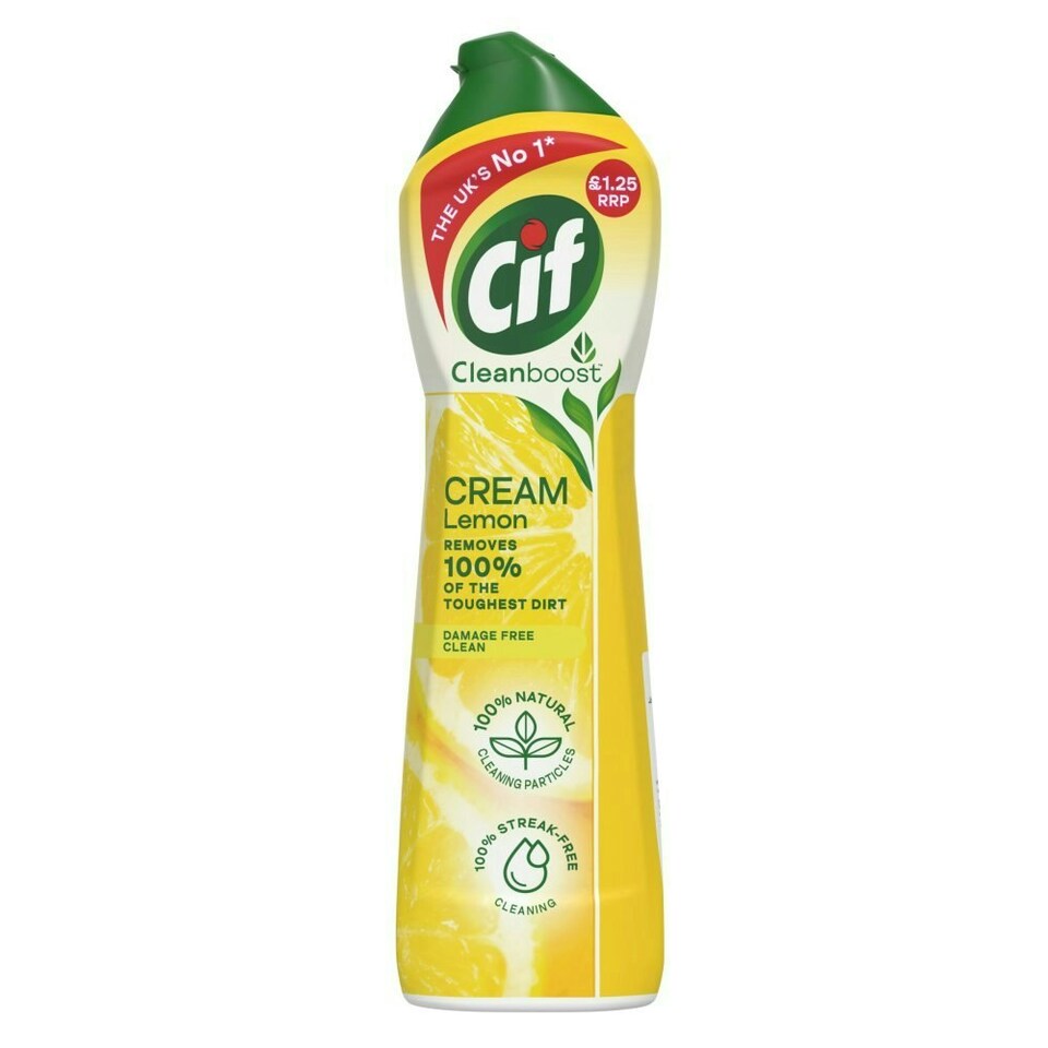 image 1 of Cif Cream Cleaner Lemon 500ml (Pack of 8)