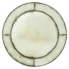 Interiors by Premier Bubble Effect Convex Wall Mirror Green