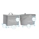 image 3 of Harbour Housewares 4 Piece Vintage Metal Utility Canisters Set - Grey | Grey | Grey | 4