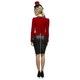 image 3 of Fever Womens/Ladies Vampiress Costume - Red/Black/White - L L
