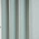 image 3 of Homescapes Duck Egg Blue Linen Eyelet Lined Curtain Pair - 66 x 54 Inches | Blue | Duck Egg Blue