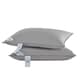 image 2 of Ezysleep Grey Shredded Supersoft Goose Feather and Down Pillows Easy Care Cover | Grey