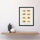 image 4 of Cold Entree Dishes Kitchen Decor Mrs Beeton Framed Wall Art Print 12X16"