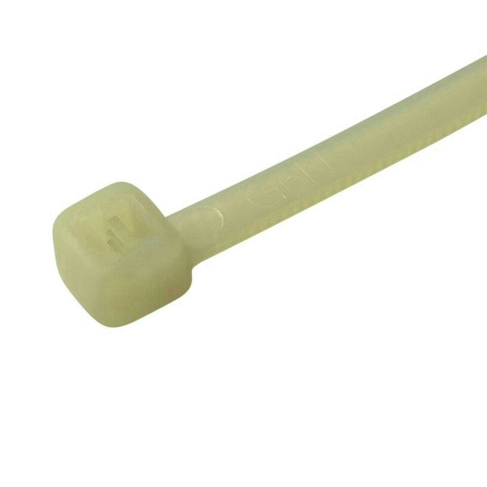 image 1 of Pack of 100 UV & Heat Resistant White Cable Ties