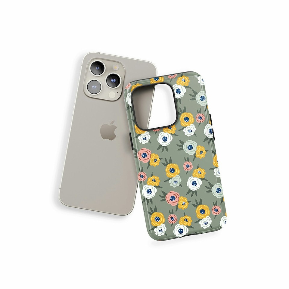 image 1 of Green Floral Phone Case | Green | iPhone 15
Magsafe | iPhone 15
Magsafe