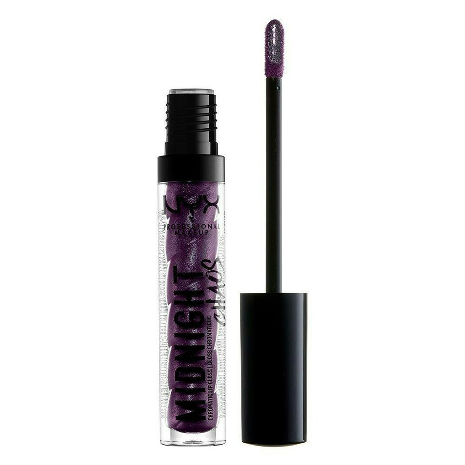 image 1 of NYX Midnight Chaos Chromatic Lip Gloss 06 Galactic N/A