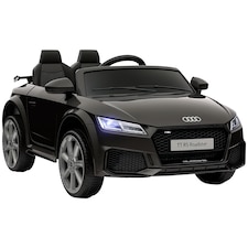 HOMCOM 12V Battery Licensed Audi TT RS Ride-On Car w/ Headlight, Black