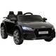 image 1 of HOMCOM 12V Battery Licensed Audi TT RS Ride-On Car w/ Headlight, Black