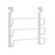 image 1 of Sorello White Iron Hanging Pan Lid Rack White
