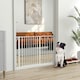 image 7 of PawHut Dog Gate Wide Stair Gate w/ Door Pressure Fit, 75-115W cm, White