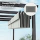 image 4 of VonHaus Pergola with Retractable Roof Weatherproof 3x3m