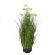 image 2 of Hill Interiors Allium Artificial Potted Plant - White - One Size