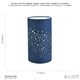 image 4 of Modern Stars Decorated Children/Kids Midnight Blue Cotton Bedside Table Light | Blue