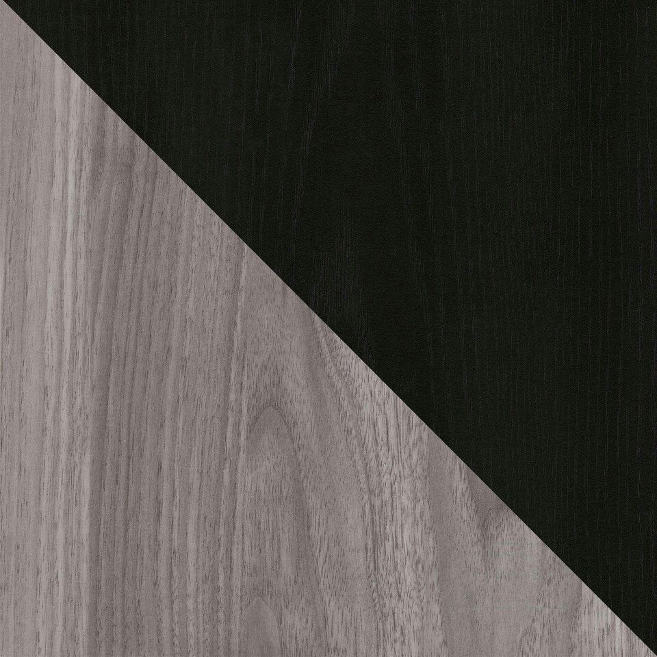image 1 of Copley End Table with 1 Drawer in Black Oak | Black | Black