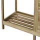 image 6 of Yaheetech Outdoor Garden Potting Bench with Cabinet Drawer Open Shelf-Light Brown | Green | Light Green | One Size | 1
