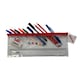 image 1 of Stationery Filled Red Zip 13x5" Pencil Case