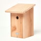 image 1 of Homescapes Real Wood Great Tit Bird Box House Multi