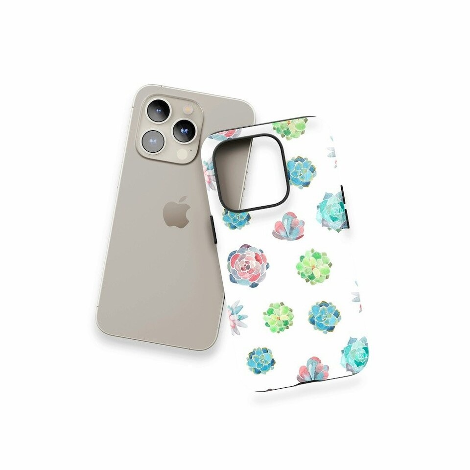 image 1 of Succulents Phone Case | Green | iPhone 12
Slim | iPhone 12
Slim