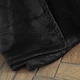 image 2 of Catherine Lansfield Extra Large Raschel Velvet Touch Blanket Throw | Black