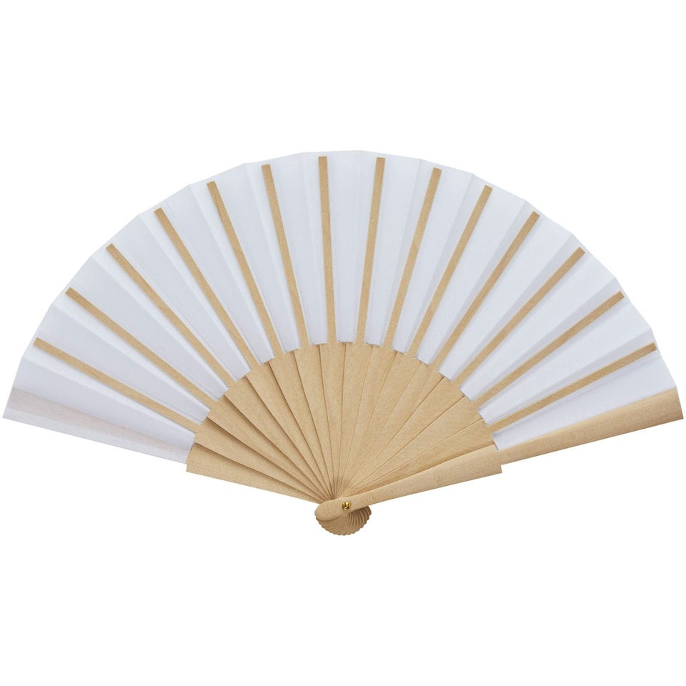 image 1 of Manuela Handheld Fan - White - One Size