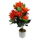 image 1 of 55cm Artificial Red Dahlia Pinnata
