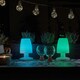 image 1 of ValueLights Pair of Doji Outdoor Colour Changing Mushroom Table Light