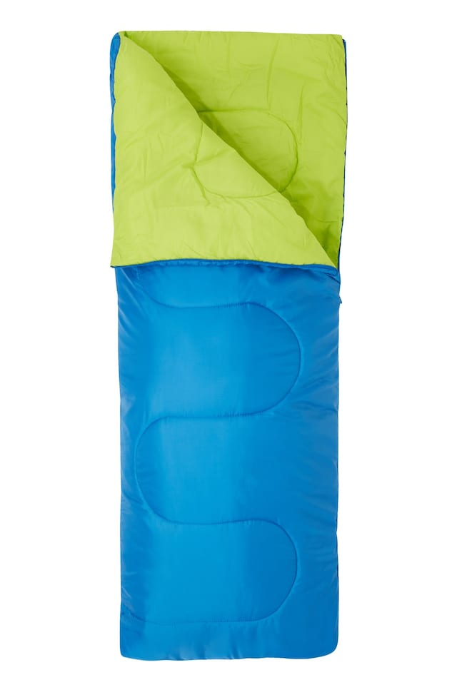 image 1 of Mountain Warehouse Basecamp 200 Kids Sleeping Bag Insulated 1-2 Season Camping Bed