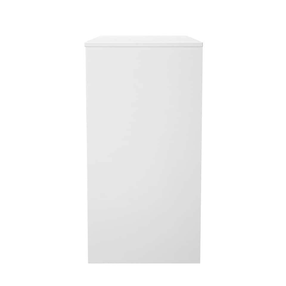 image 1 of Menai 4 Drawer Vanity in White Matt (Ready Assembled) | White | White Matt