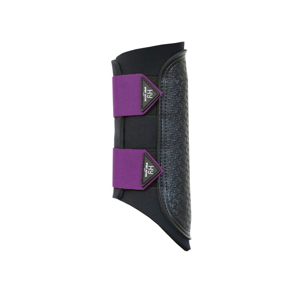 Hy Sport Active Horse Brushing Boots - Amethyst Purple - S