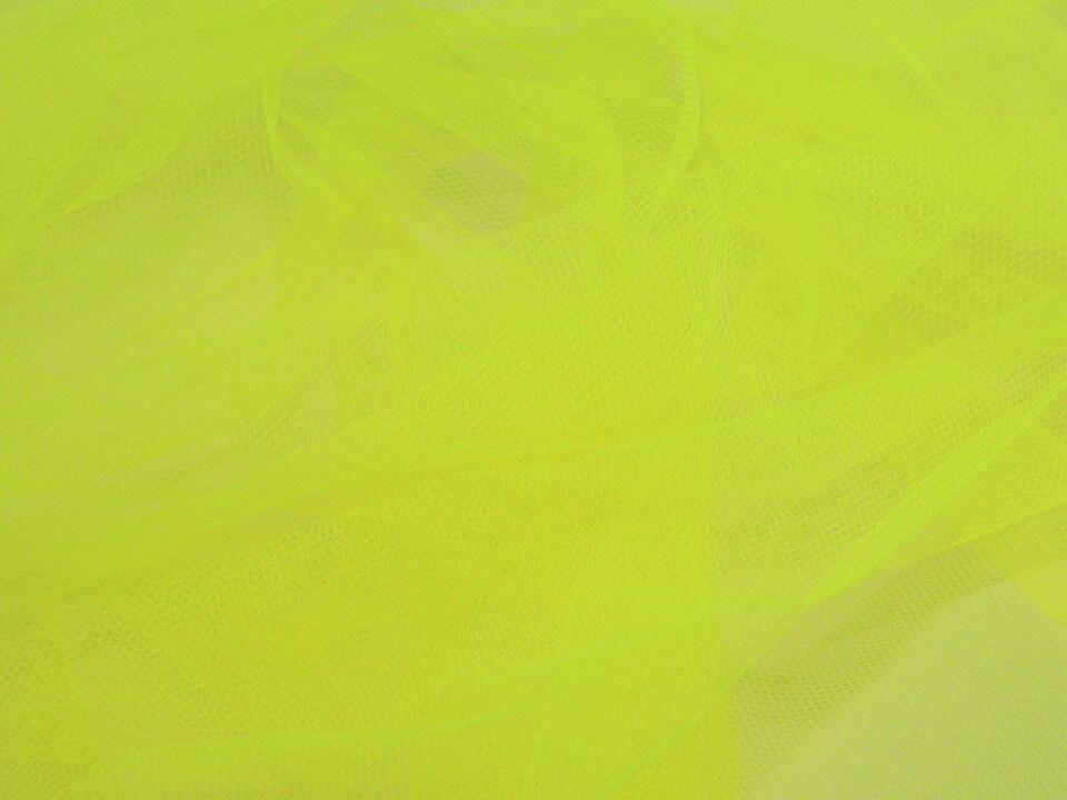 Yellow Extra Stiff Dress Net Fabric for Dressmaking, 135cm / 53" Wide - per metre