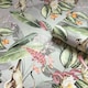 image 2 of Belgravia Animal Graden Floral Wallpaper - Grey - 32.8ft x 21in Grey