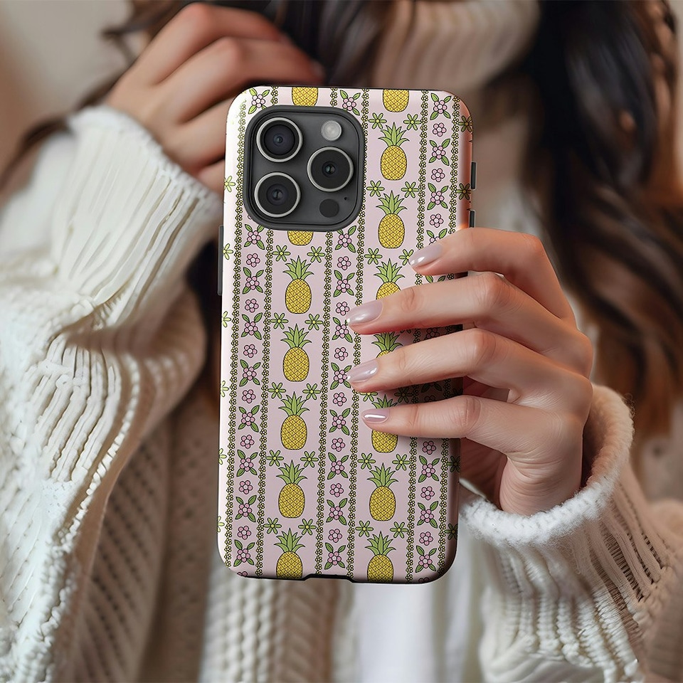 image 1 of Fine Pineapple Phone Case | Multi | iPhone 16 Pro Max
Tough | iPhone 16 Pro Max
Tough