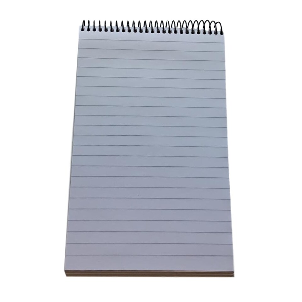 image 1 of Silvine 300 Page Spiral Bound Shorthand Notebook Ruled