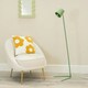 image 2 of ValueLights Lark Sage Green Metal Task Slimline Floor Lamp