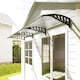 image 8 of Outsunny Door Canopy Outdoor Awning Rain Shelter for Window Porch 303x96 Clear | Clear | Clear | 1