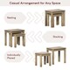 image 8 of Vida Designs Panama Set of 2 Nest of Tables Sofa Side End Table, Solid Pine Wood