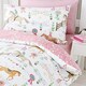 image 3 of Portfolio Home Horseshow Horses Girls Pink Bed Linen Bedding Duvet Cover Quilt Set With Pillow Case Multi | Single