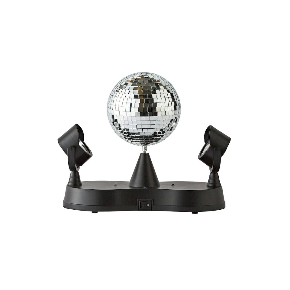 image 1 of ValueLights Disco Sky Light Projector Black Illuminated Decoration and Integrated LED 5W Neutral White Bulb