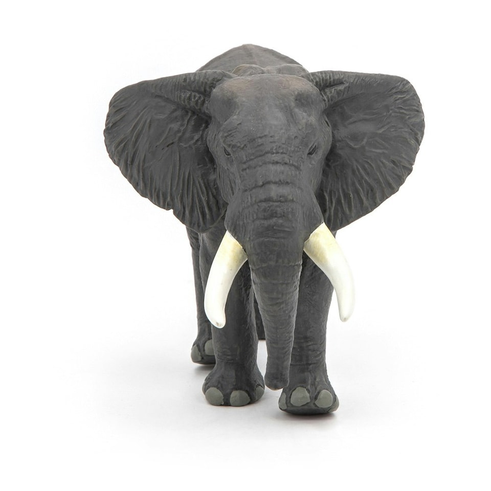 image 1 of PAPO Wild Animal Kingdom African Elephant Toy Figure