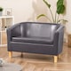 image 2 of Meriden 2 Seat Tub Sofa Grey