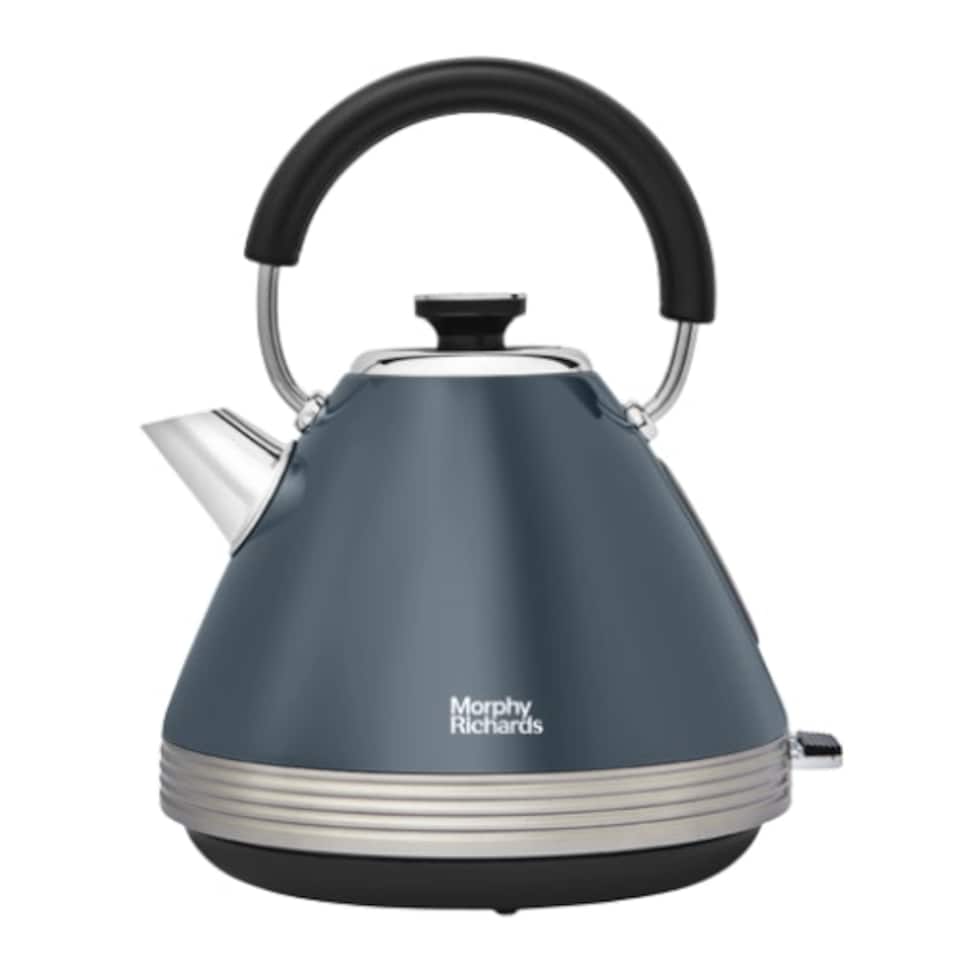 image 1 of Morphy Richards Venture Retro Pyramid Kettle Basalt