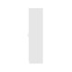 image 10 of FWStyle Chilton 2 Door Wardrobe - White Gloss Front White